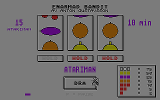 Enarmad Bandit atari screenshot